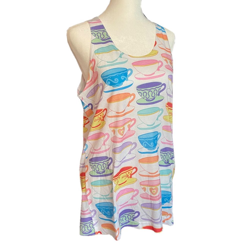 Disney Teacups Printed Tank